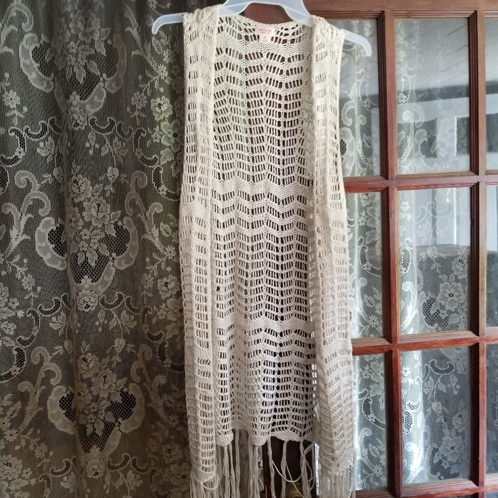 SOLD.....Crochet Vest
